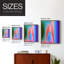 Groovy Prism Gradients I, reproduction encadrée - bois massif-276786232-276786208