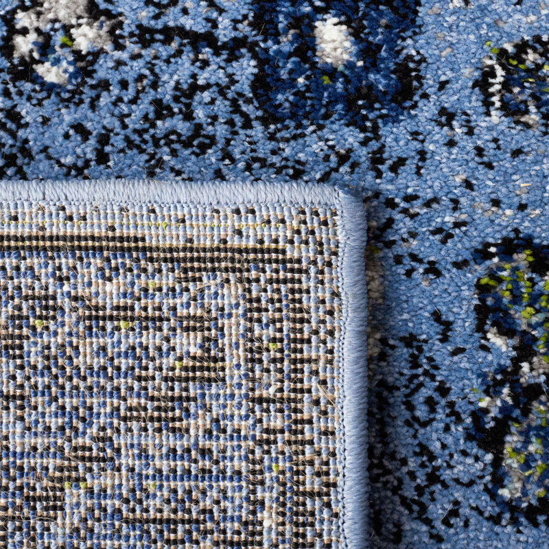 Abbie-Gail Performance Oriental Rug, Square 6'7"