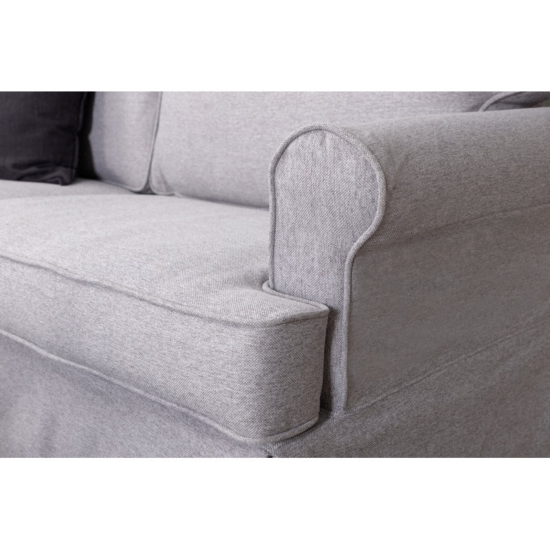 Renae 2 Seater Cotton Sofa, Grey