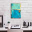 «Matchbox Blue 55» par Erin Ashley, estampe numérique sur toile-1189814225