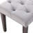 Heng Ming Upholstered Tufted Bench Ottoman , Velvet Dining Bench Bedroom Bench  Footrest Stool Accent Bench for Entryway Dining Room Living Room, Light gray