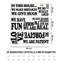 Text & Numbers Non-Wall Damaging Wall Decal