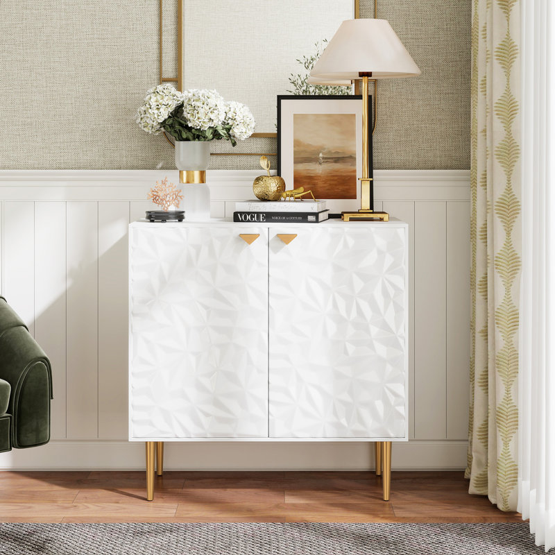 Armoire d'appoint 2 portes Legakis , Blanc