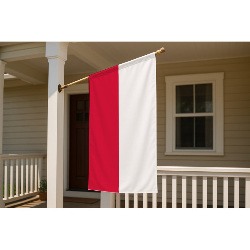 Drapeau de la Pologne - drapeau extérieur, H 36 po x l 60 po