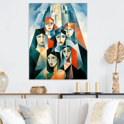 Demoiselles D Avignon Cubic Remake II - Fashion Metal Art