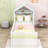 Wooden House Bed with Safety Guardrail-257911724-257911762