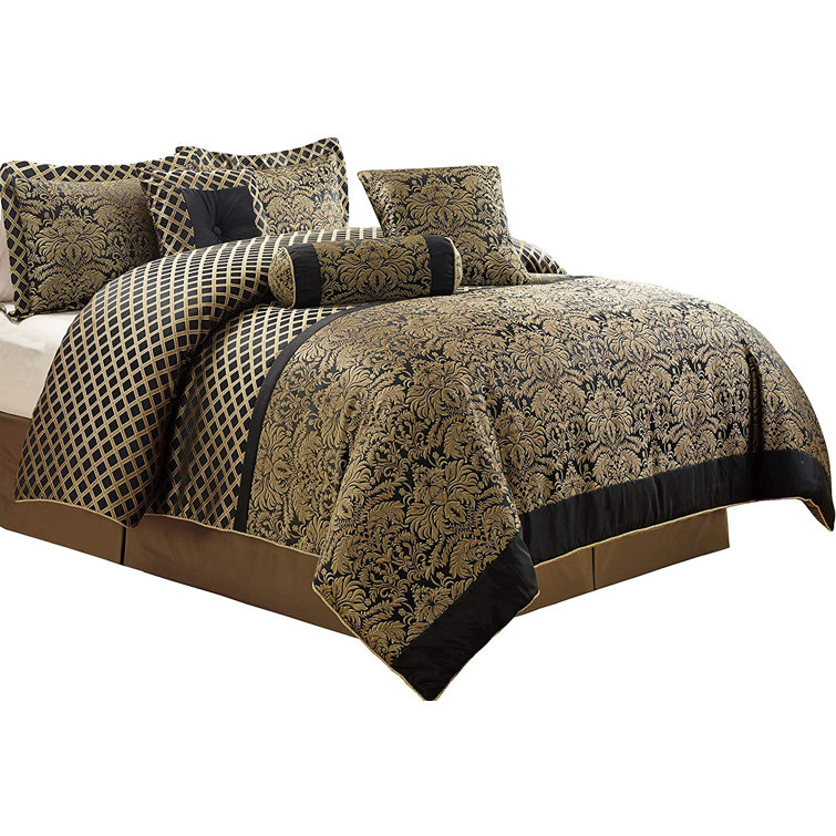 Astoria Grand Chambord 7 Piece Comforter Set; King