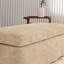 Fauteuil d'appoint rembourré avec repose-pieds en chenille-1056189599
