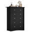 Commode moderne à 5 tiroirs avec ensemble anti-basculement, grande commode en bois pour le rangement de la chambre à coucher ou du salon-1449551035-1474735077