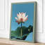 Lotus in Bloom Botanical - Wrapped Canvas-448691316-448691592