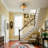 2-Light Glass Semi Flush Mount