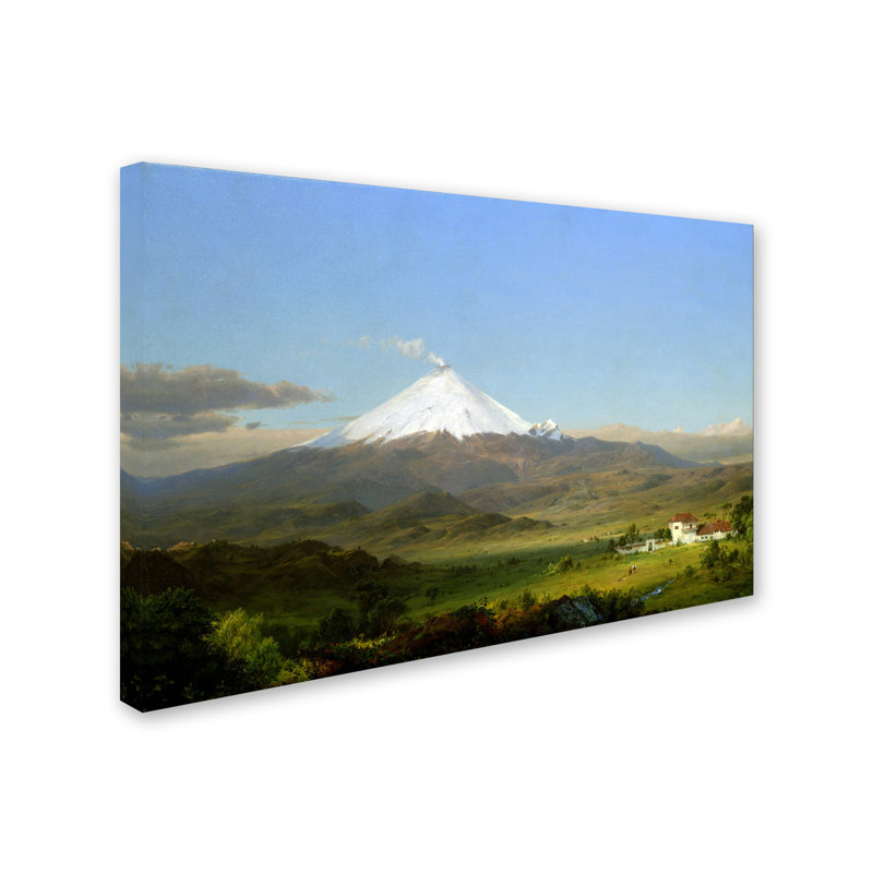 « cotopaxi », reproduction sur toile tendue, H 12 po x l 19 po