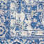 Tapis oriental bleu / ivoire Comptche-1730473873