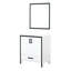 30 po L x P 22 po. Meuble-lavabo blanc avec miroir de 28 po et excellent rangement inclus 28-2145589749