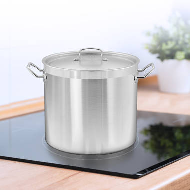 Martha Stewart 16 qt. Non-Stick Enamelware Steamer Pot with Lid