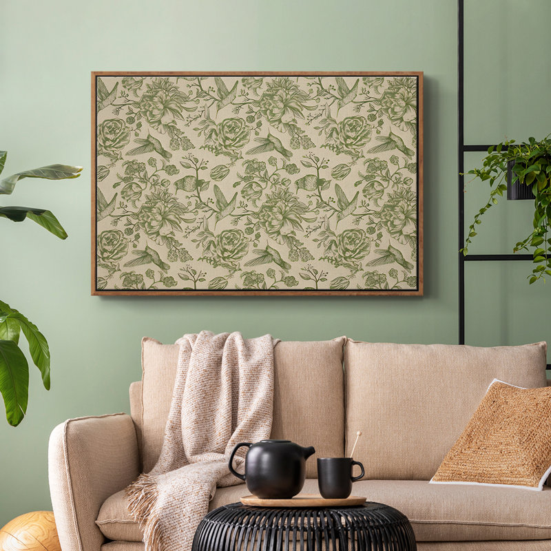 Toile tendue avec châssis CX, H 41 po x l 27 po, Noyer