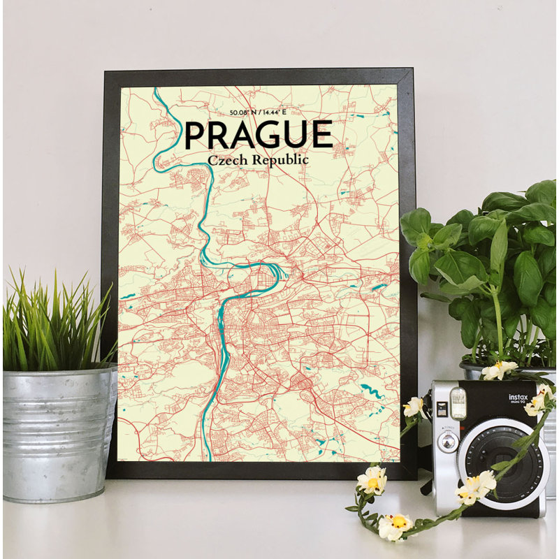 Prague 1 Piece Wall Art, 43.2cm H x 27.9cm W x 0.1cm D