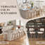 Tabourets de comptoir pivotants modernes avec structure en métal-1036487464
