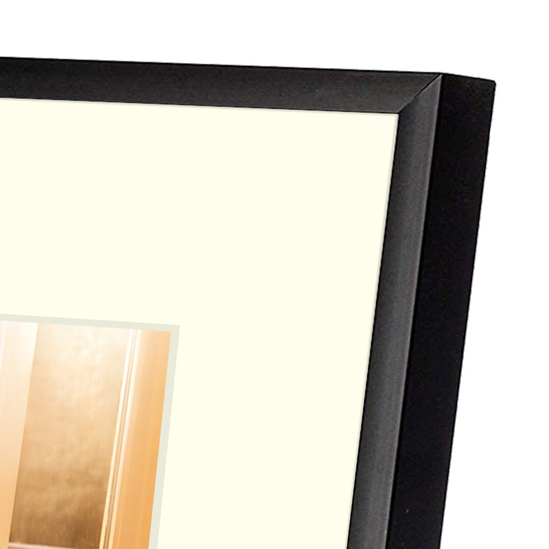Argjirulla Black Metal Picture Frame with Mat