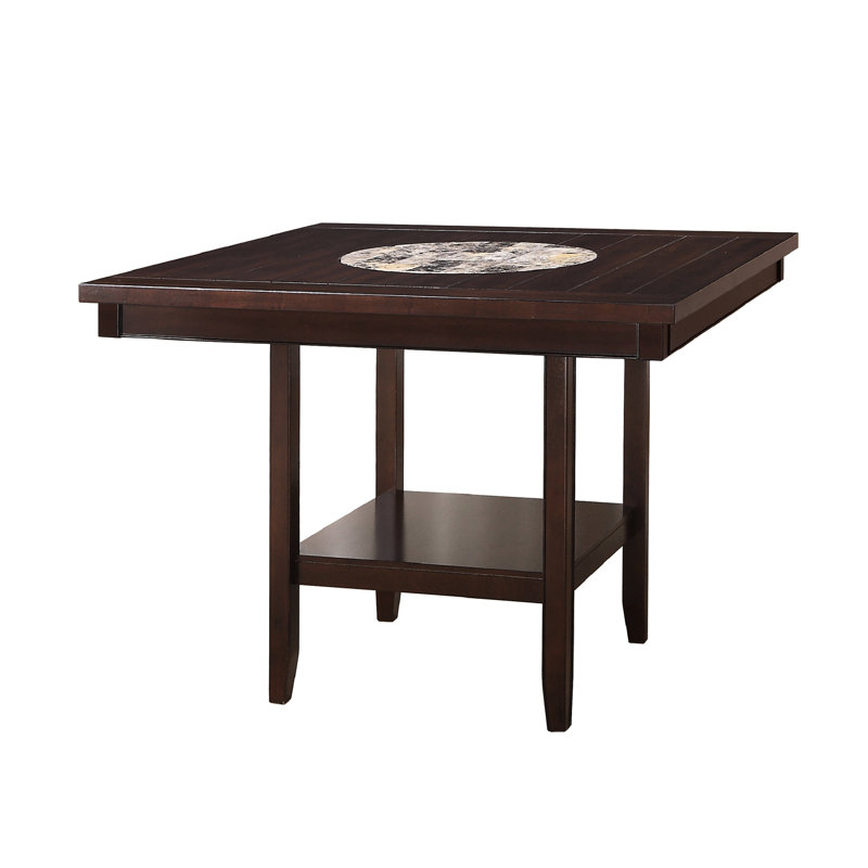 Table de salle à manger Contemporary, Dark Brown, Dark Brown