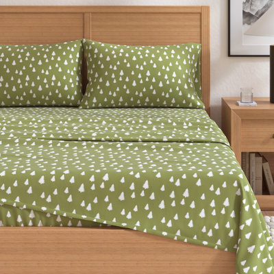 Ensemble de draps 100% flanelle d'hiver en coton turc