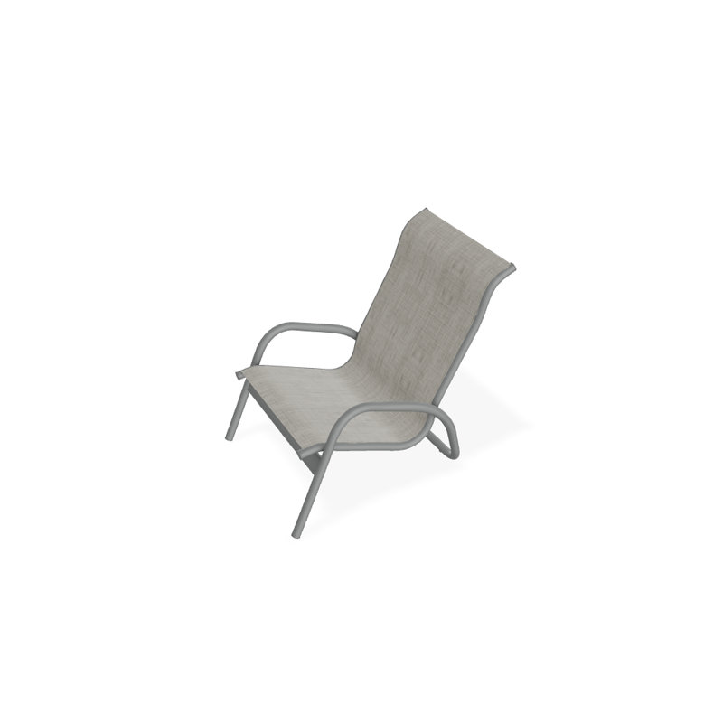 Gardenella Patio Chair, Smoke, Graphite