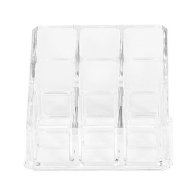 Plastic 9 Compartment Cosmetic Organiser
