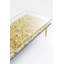 Coffee Table Gold Flowers 120x60