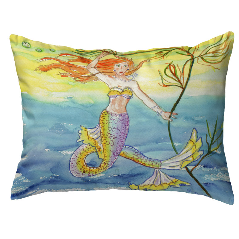 Outdoor Reversible Throw Pillow