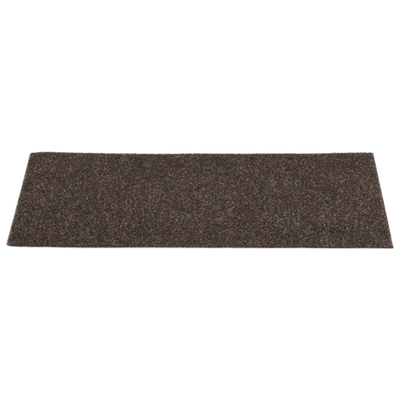 Brandun Self-adhesive Stair Mats Anthracite, Dark Brown, 60cm x 25cm