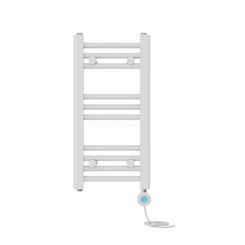 Bryana Straight Towel Rail Heated Towel Rails, 60cm H x 30cm W x 3cm D, White