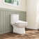 Siège de bidet Smart Smart avec chasse d'eau chaude, siège chauffant, veilleuse, sécheuse (toilette non incluse)