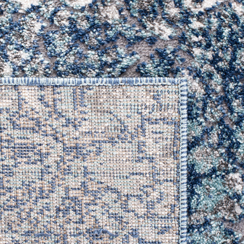 Mauzy Performance Abstract Rug, Runner 2' x 7'