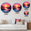 «Sunset's Embrace At The Beach I», reproduction sur métal-88619545