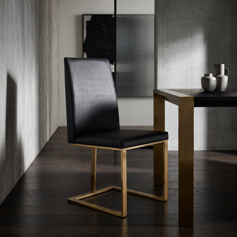 Chaise d'appoint en métal gris Chrishelle