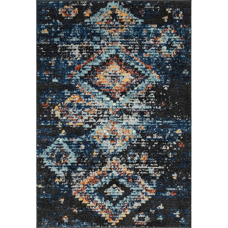 Victorville Abstract Indoor Rug, Rectangle 4' x 6'