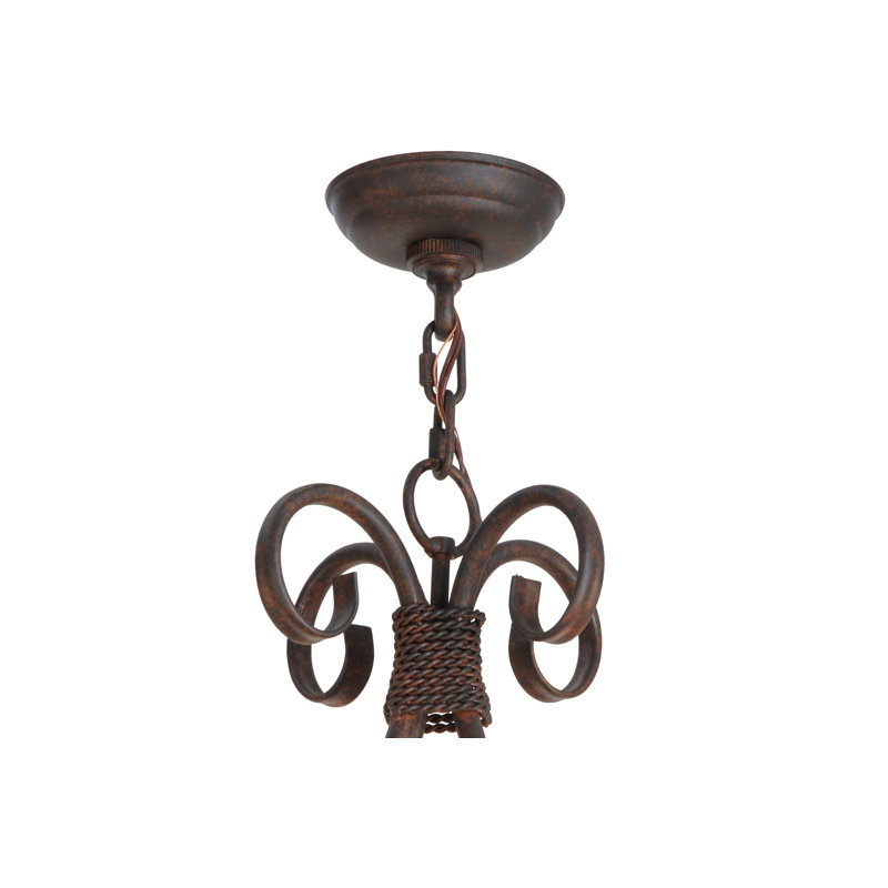 Lustre 8 lumières façon bougie Niels