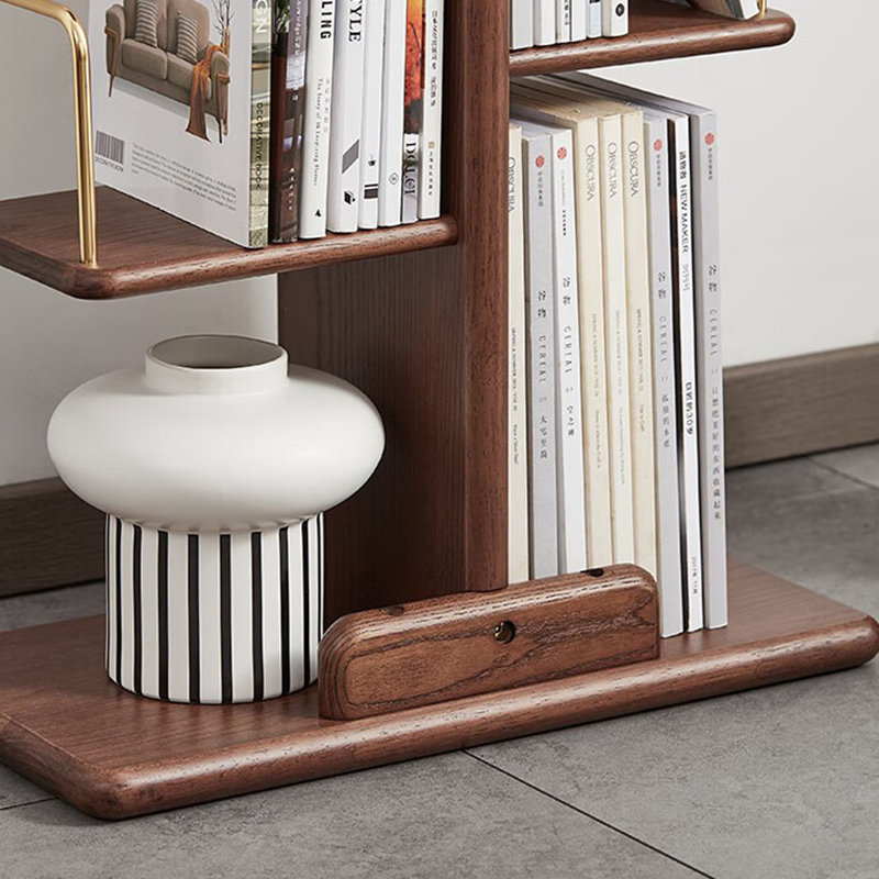 Bibliothèque de rangement à plusieurs niveaux de style américain