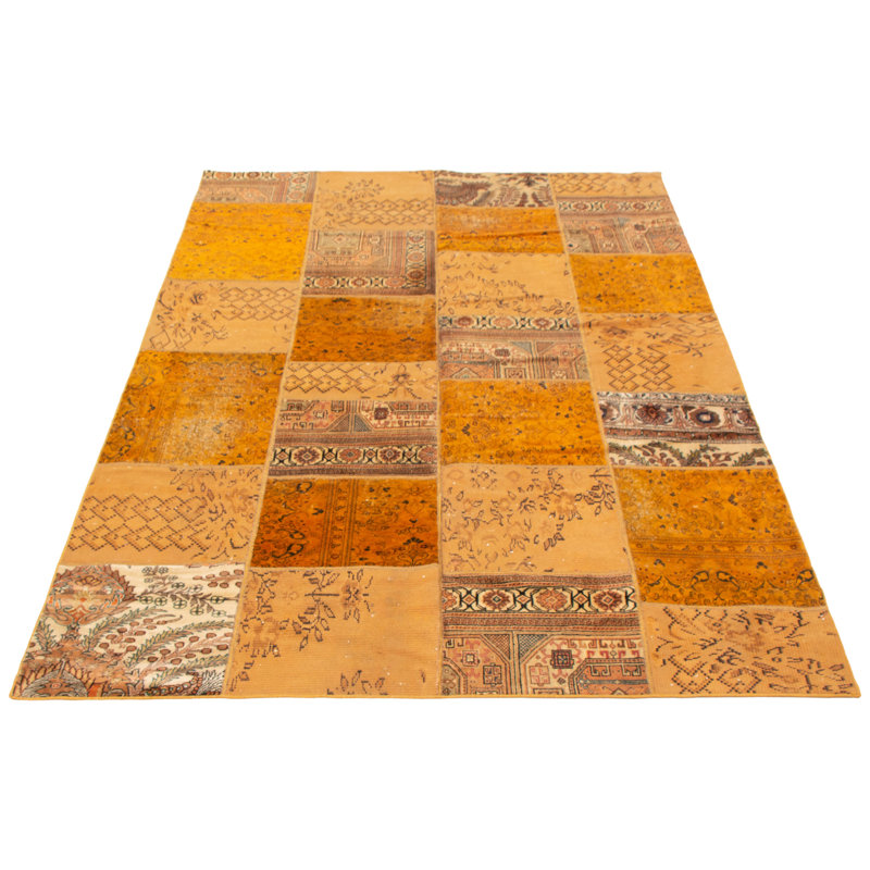 Tapis rétro brun clair Anatolia 6 pi 9 po x 9 pi 10 po