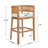 Oech Rubberwood Upholstered Bar Stools-112771097-112771096