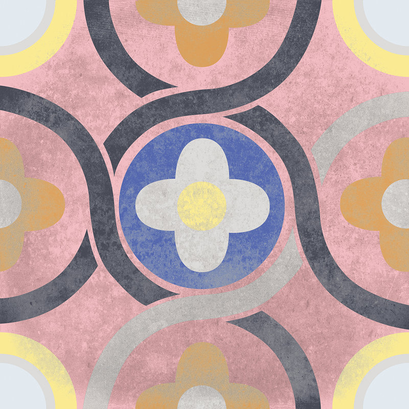 Merida 12" x 12" Ceramic Patterned Wall & Floor Tile