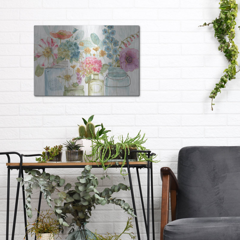 «Rainbow Seeds Flowers X» par Lisa Audit, H 12 po x l 16 po