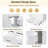 30" Bathroom Vanity With Single Sink-768453294-768453265