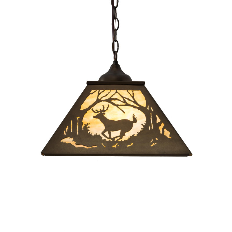 Deer At Dawn 2 - Light Pendant