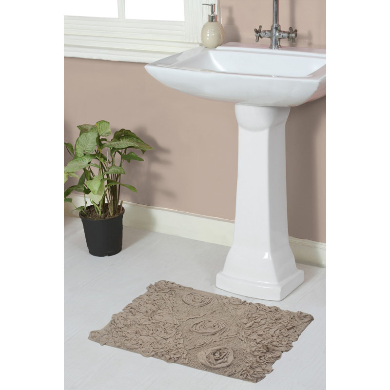 Tapis pour salle de bain Schoenberger, Lin, L 24 po x l 17 po