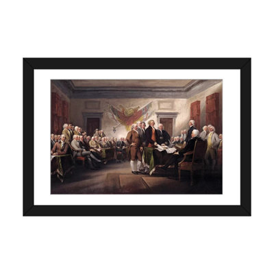 « déclaration of indépendance, c. 1817 yale university », reproduction d’art sur toile