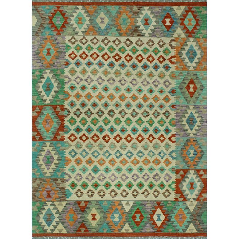 Bobbee Wool Geometric Indoor Rug
