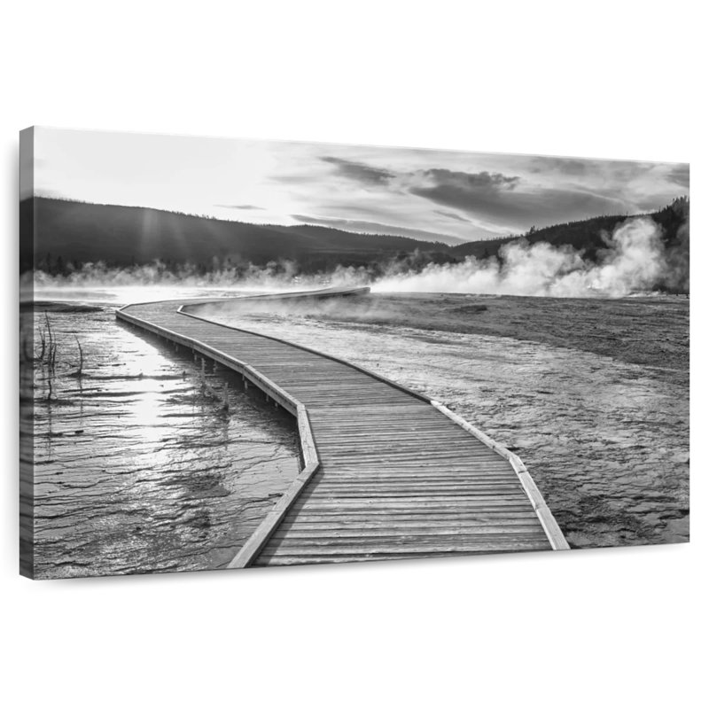 Lilie Monochrome Boardwalk, 32" H x 48" W