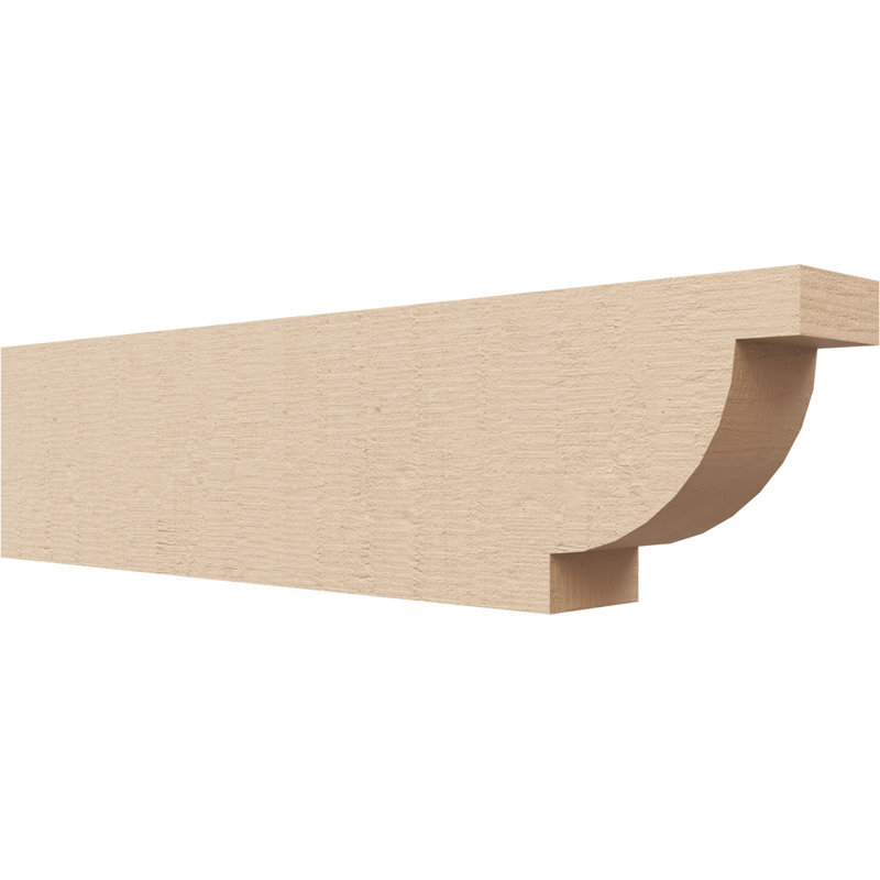 Queue de chevron Alpine Woodgrain TimberThane, brun clair apprêté, H 5 po x l 19 po x P 7 po