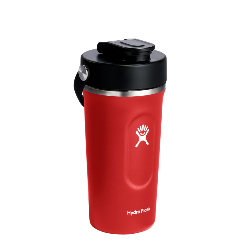 Hydro Flask Double Wall Vacuum Insulation Shaker Bottle, 24oz, Goji